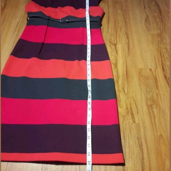 🌟SOLD🌟Calvin Klein Striped Sheath Dress Womens - Picture 6 of 8